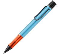 Lamy AL-star denim - Penna a sfera con impugnatura trasparente ed ergonomica e larghezza di tratto M - corpo in alluminio leggero - ricambio di grande capacità M 16 in nero incluso