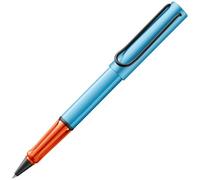 Lamy AL-star denim - roller con impugnatura trasparente ed ergonomica e larghezza di tratto M - corpo in alluminio leggero - ricambio roller M 63 in nero incluso
