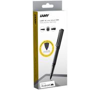 Lamy AL-star EMR black (punta POM) - Penna stilo per molti dispositivi Android - con impugnatura ergonomica - scrittura e disegno precisi su supporti digitali - con tasto funzione