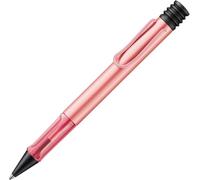 Lamy AL-star flamingo - Penna a sfera con impugnatura trasparente ed ergonomica e larghezza di tratto M - corpo in alluminio leggero - ricambio di grande capacità M 16 in nero incluso