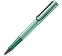 Lamy AL-star mint - roller con impugnatura trasparente ed ergonomica e larghezza di tratto M - corpo in alluminio leggero - ricambio roller M 63 in nero incluso