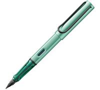 Lamy AL-star mint - Stilografica con impugnatura ergonomica e pennino in acciaio lucido per mancini misura M - corpo in alluminio leggero - cartuccia T 10 blue inclusa