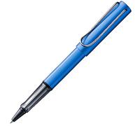 Lamy AL-star oceanblue - roller con impugnatura trasparente ed ergonomica e larghezza di tratto M - corpo in alluminio leggero - ricambio roller M 63 in nero incluso