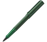 Lamy AL-star pine - roller con impugnatura trasparente ed ergonomica e larghezza di tratto M - corpo in alluminio leggero - ricambio roller M 63 in nero incluso