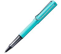 Lamy AL-star turmaline - roller con impugnatura trasparente ed ergonomica e larghezza di tratto M - corpo in alluminio leggero - ricambio roller M 63 in nero incluso