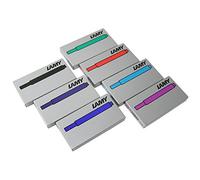 Lamy Assorted Fountain Pen Ink Cartridges, 7 Packs, 35 Cartridges AL Star,Safari