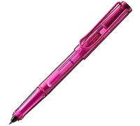 Lamy Balloon - Penna roller 311, completamente trasparente, colore rosa, con manico e clip in metallo verniciato a polvere, con cartuccia a sfera, tratto B