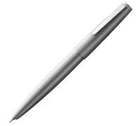 Lamy 2000 penna argento - elegante con fusto di acciaio inossidabile lustrato e smorto- pennino oro 14 ct., parzialmente placcato in platino - pennino EF
