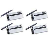Lamy Cartucce d'inchiostro per penna stilografica T10, colore nero, 4 confezioni (LAM-T10-BLK4PAC)