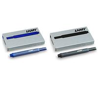 Lamy Cartucce d'inchiostro T10: 1 confezione di nero + 1 confezione di blu
