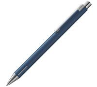 Lamy econ - Penna a sfera 240 in acciaio inox con clip curvo indaco opaco e sorprendente, con mina M 16, colore nero, tratto M