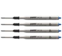 LAMY Großraum Kugelschreibermine M16, blau, Strichbreite B, 4er-Set