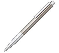 Lamy ideos 270 - Penna a sfera in ottone di alta qualità con finitura palladio con clip in acciaio inox lucido di colore argento e punta cromata, tratto M
