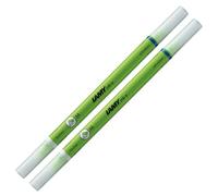 LAMY Inc-x Set di 2 cancellatori di inchiostro in plastica con punta di spinta e punta di correzione - solo per cancellare inchiostro blu reale