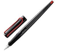 Lamy joy black - stilografica per calligrafia con impugnatura ergonomica e pennino in acciaio lucido 1,5 mm - cartuccia d'inchiostro T 10 blue