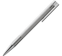 Lamy Logo a Sfera Penna Spazzolato Argento M16 Medio Inchiostro Nero Studenti