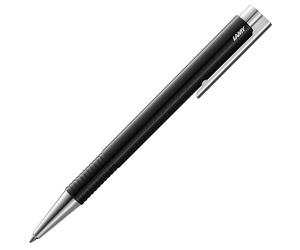 LAMY Logo M+ Ballpoint Pen 204 Made of Unbreakable Plastic in Black with Chrome-