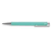 Lamy Logo M+ Penna a sfera 204 - Kuli in plastica infrangibile di colore Lagoon turchese con unità di spinta a clip integrata - con cartuccia grande - Larghezza del tratto M (1 pezzo)