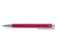 LAMY Logo M+ Penna a sfera 204 - Penna a sfera in plastica infrangibile di colore lampone viola con unità a clip integrata - con mina grande - Larghezza del tratto B