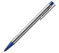 Lamy logo matt blue - Penna a sfera con cassa elegante e robusta in acciaio inossidabile - larghezza del tratto M - ricambio di grande capacità M 16 in blu incluso