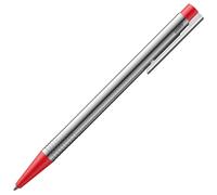 Lamy logo matt red - Penna a sfera con cassa elegante e robusta in acciaio inoss