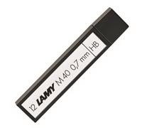 Lamy M40 mine in colore grigio per matita (12 pz.) - Ricariche originali per tutte le matite meccaniche durezza HB e tratto da 0,7 mm
