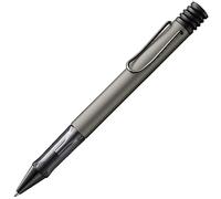Lamy Penna a sfera Lx ruthenium - sfera leggera con impugnatura trasp. ed ergon. e larghezza del tratto M -corpo in alluminio anod. -ricarica M 16 di grande capacità in nero e custodia in metallo