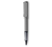 Lamy AL-star graphite - roller con impugnatura trasparente ed ergonomica e larghezza di tratto M - corpo in alluminio leggero - ricambio roller M 63 in nero incluso