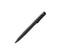 Lamy studio Lx all black roller - universale con involucro elegante in metallo - con clip a forma di elica e larghezza di tratto M - con refill roller M 63 nero