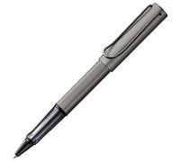 Lamy Penna roller Lx in rutenio - penna leggera con impugnatura trasparente ed ergon. -corpo in alluminio anodizzato -ricarica roller M 63 in nero con larghezza del tratto M e custodia in metallo