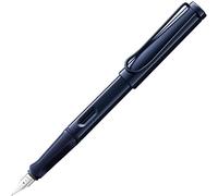 Lamy safari dark dusk - Stilografica con impugnatura ergonomica e pennino in acciaio lucido misura M - ideale per qualsiasi scrittura e calligrafia - cartuccia T 10 blue inclusa - destrimani