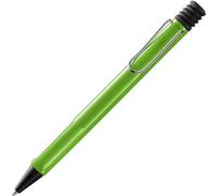Lamy safari green - Penna a sfera con impugnatura ergonomica - per una scrittura piacevole e di lunga durata - plastica ASA - ricambio di grande capacità M 16 medio in blu incluso