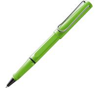 Lamy safari green - roller con impugnatura ergonomica e larghezza di tratto M - per una scrittura piacevole di lunga durata - in plastica robusta ASA - ricambio roller M 63 in blu incluso