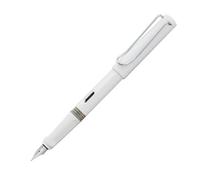 LAMY Safari L19WT Penna Stilografica, Bianco, pennino EF (Extra Fine)
