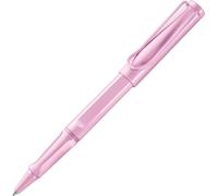 Lamy safari lightrose - roller con impugnatura ergonomica e larghezza di tratto M - per una scrittura piacevole di lunga durata - in plastica robusta ASA - ricambio roller M 63 in nero incluso