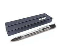 Lamy Safari - Penna a sfera con impugnatura ergonomica e tratto M - per una scrittura piacevole e lunga - in robusta plastica ASA - inclusa mina M 16 (confezione regalo, Vista (trasparente))