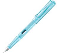Lamy Safari Penna Stilografica Aquasky Ergonomico Impugnatura Acciaio Punta Vari