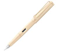 LAMY Safari - Penna stilografica moderna 020, in plastica resistente, con manico ergonomico e molla in acciaio, larghezza punto, M, cartuccia d'inchiostro Lamy T 10, colore: Blu