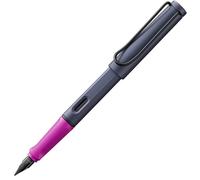 Lamy safari pink cliff - Stilografica con impugnatura ergonomica e pennino in acciaio lucido misura M - ideale per la scrittura e la calligrafia - cartuccia T 10 blue inclusa - destrimani
