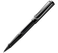Lamy safari roll-ink black - Penna roller con cartuccia d'inchiostro, impugnatura ergonomica e tratto M - per una scrittura piacevole e prolungata - plastica ASA robusta - in artuccia blu T10