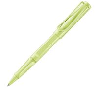 Lamy Safari springgreen - Penna a sfera classica senza tempo con manico ergonomico e larghezza del tratto M, corpo in robusta plastica ASA, con mina M 63 in blu