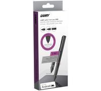 LAMY safari twin pen EMR all black (punta PC/EL) - penna stilo 2 in 1 per molti dispositivi Android e biro in uno - con impugnatura ergonomica - per scrivere e disegnare su supporti digitali e carta