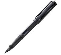 Lamy safari umbra - Stilografica con impugnatura ergonomica e pennino in acciaio lucido misura F - ideale per la scrittura e la calligrafia - cartuccia T 10 blue inclusa - destrimani