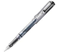 Lamy safari vista - Stilografica con impugnatura ergonomica e pennino in acciaio lucido misura F - ideale per la scrittura e la calligrafia - cartuccia T 10 blue inclusa - destrimani