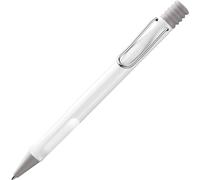 Lamy safari white - Penna a sfera con impugnatura ergonomica - per una scrittura piacevole e di lunga durata - plastica ASA - ricambio di grande capacità M 16 medio in blu incluso