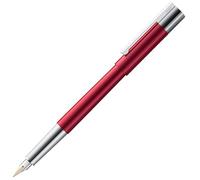Lamy Scala pianored - Penna stilografica puristica in robusto corpo in metallo e finitura laccata, 14 carati, pennino in oro con tratto F, cartuccia d'inchiostro T 10 blu, per destrimani