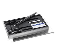 Lamy Set di penne calligrafiche joy AL black - con 3 pennini diversi (1,1/1,5/1,9 mm) - impugnatura ergonomica - 5 cartucce d'inchiostro T 10 blue