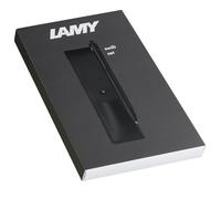 Lamy Set regalo roller swift black smorto - roller con sensazione di scrittura fluida - involucro in metallo con larghezza di tratto B - refill M 66 blue incl. e custodia in vera pelle