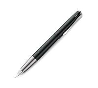 Lamy Studio 069 - Penna stilografica in acciaio inox con finitura laccata nera e verde, pennino in acciaio inox lucido, M, 1 pezzo