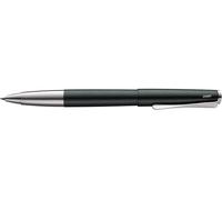 Lamy Studio 369 - Penna roller con finitura in palladio di alta qualità, colore nero/verde con clip a forma di elica, mina M 63, nero, tratto M, 1 pezzo (1 pezzo)
